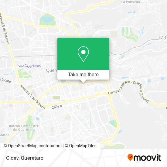 Cidev map