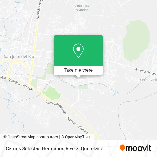 Carnes Selectas Hermanos Rivera map
