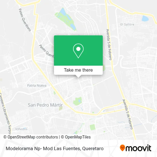 Modelorama Np- Mod Las Fuentes map