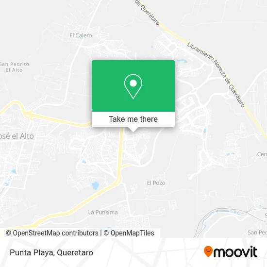 Punta Playa map