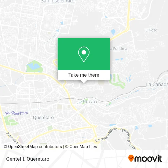 Gentefit map