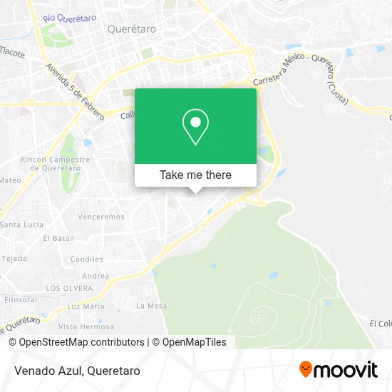Venado Azul map