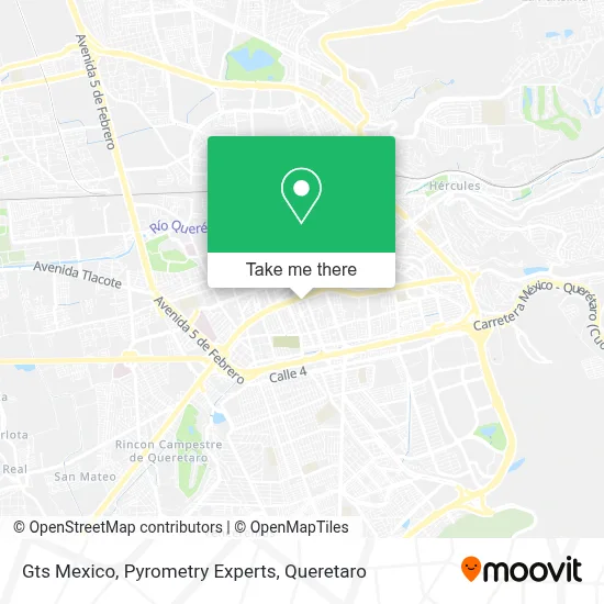 Gts Mexico, Pyrometry Experts map