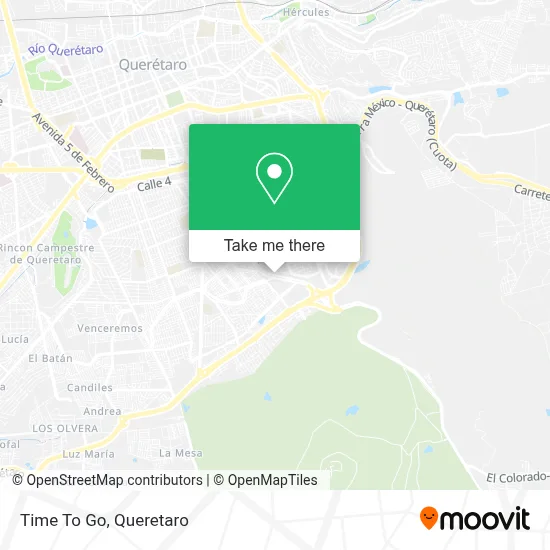 Time To Go map