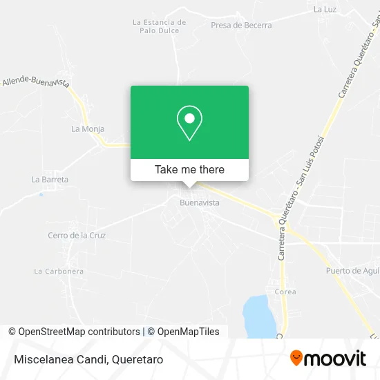 Miscelanea Candi map