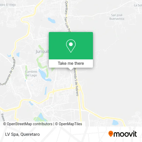 Lv Spa map