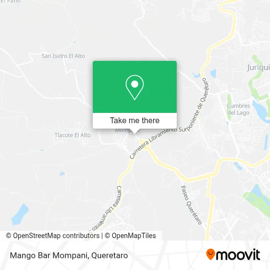 Mango Bar Mompani map