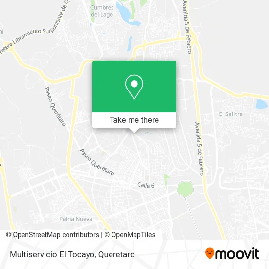 Multiservicio El Tocayo map