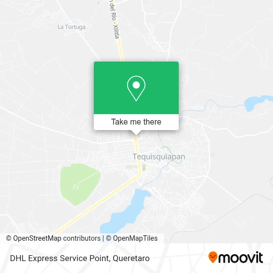 Mapa de DHL Express Service Point