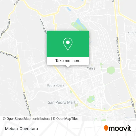 Mebac map