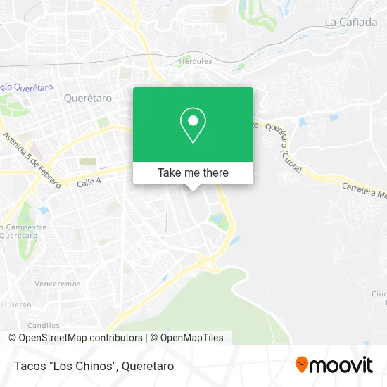 Tacos "Los Chinos" map