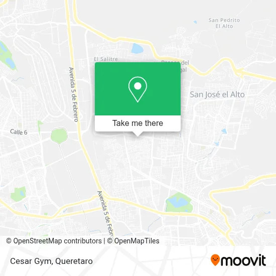Cesar Gym map