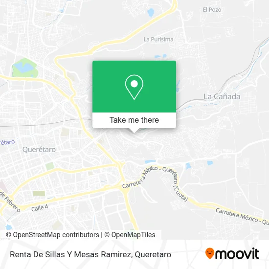 Renta De Sillas Y Mesas Ramirez map