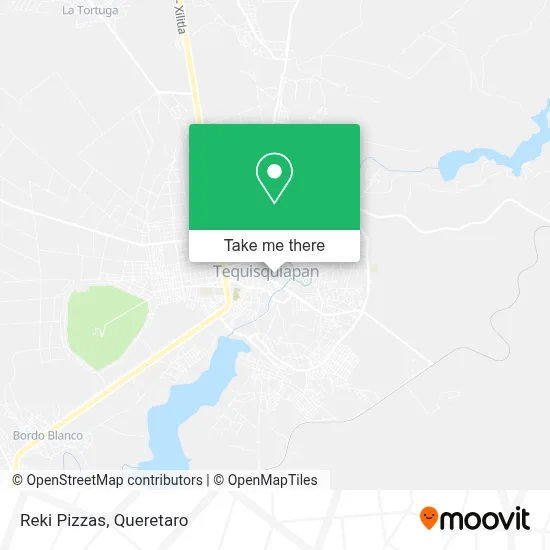 Reki Pizzas map