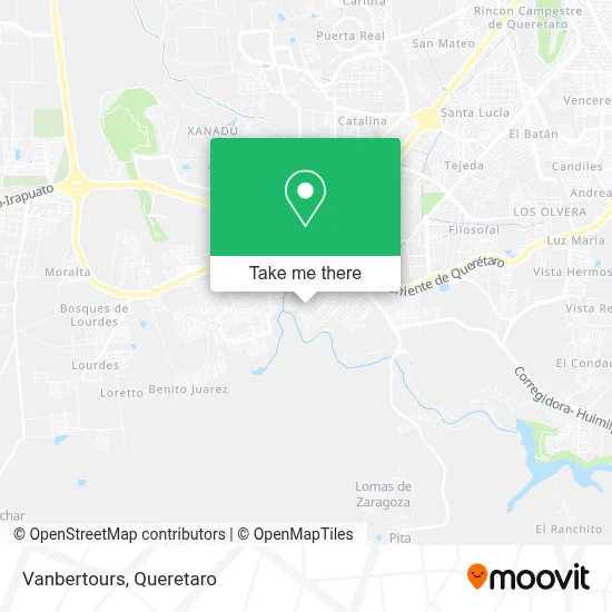 Vanbertours map