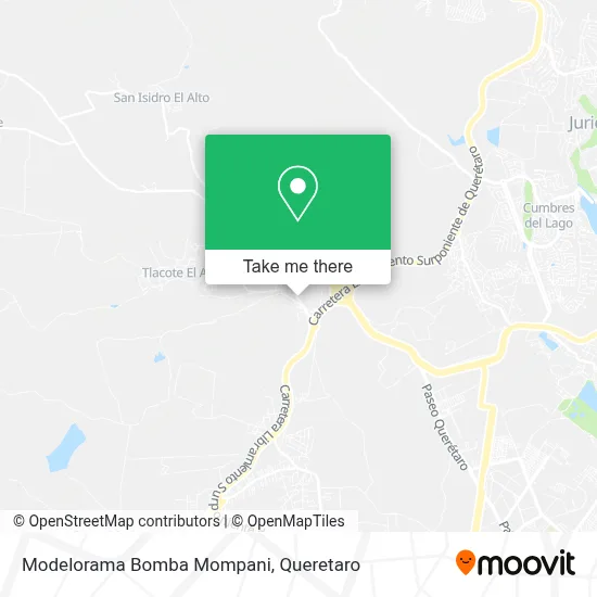 Modelorama Bomba Mompani map