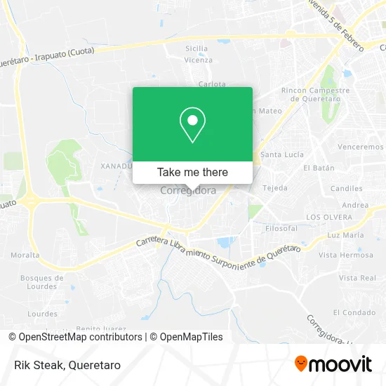 Rik Steak map