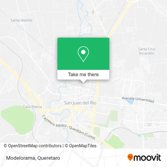 Modelorama map