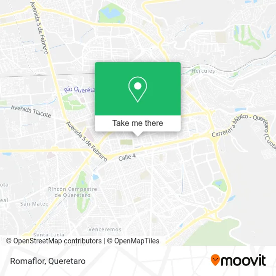 Romaflor map