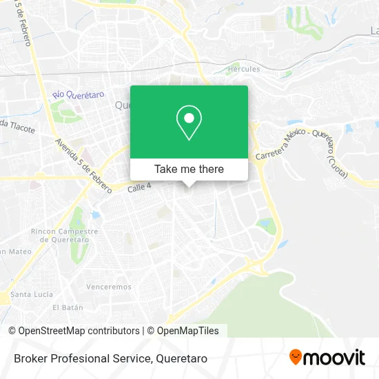 Broker Profesional Service map
