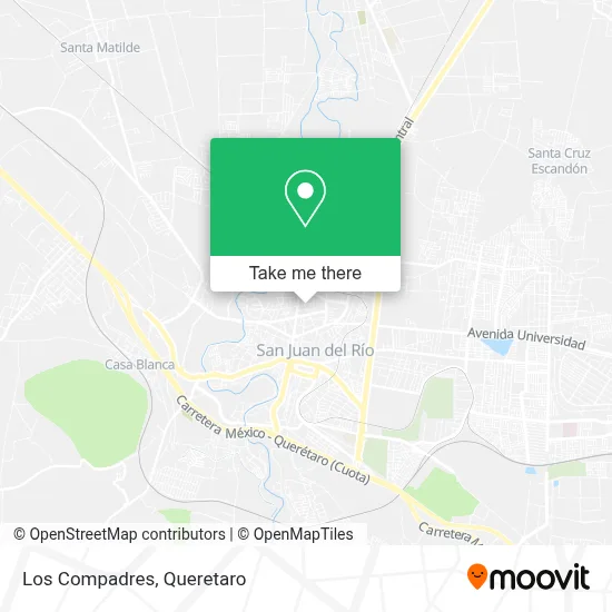 Los Compadres map