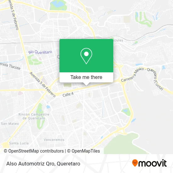Also Automotriz Qro map