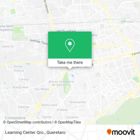 Learning Center Qro. map