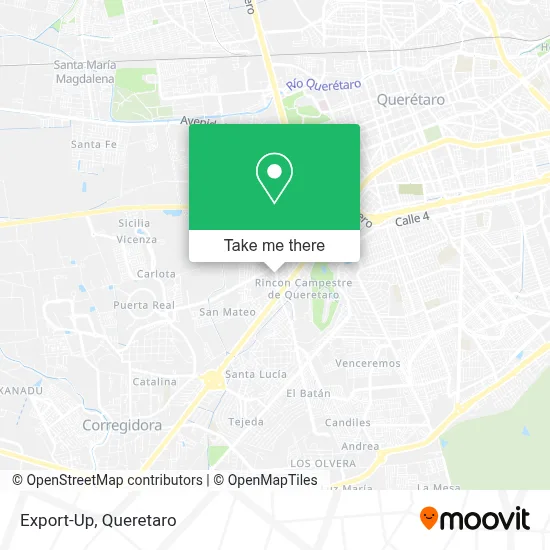 Export-Up map