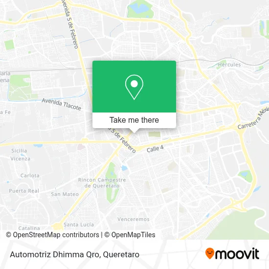 Automotriz Dhimma Qro map