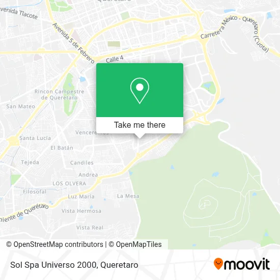 Sol Spa Universo 2000 map