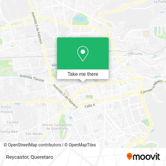 Reycastor map