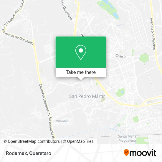 Rodamax map