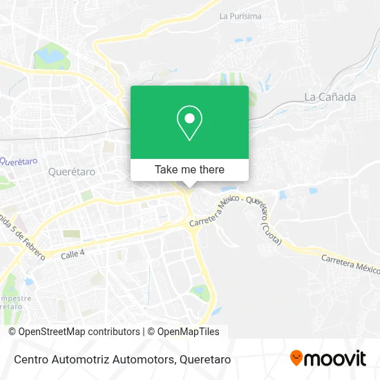 Centro Automotriz Automotors map