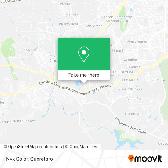 Nvx Solar map