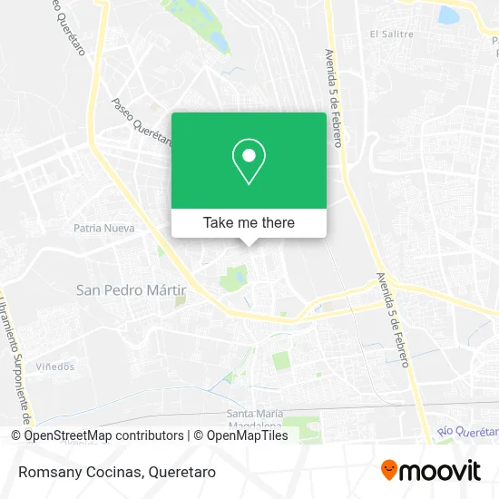 Romsany Cocinas map