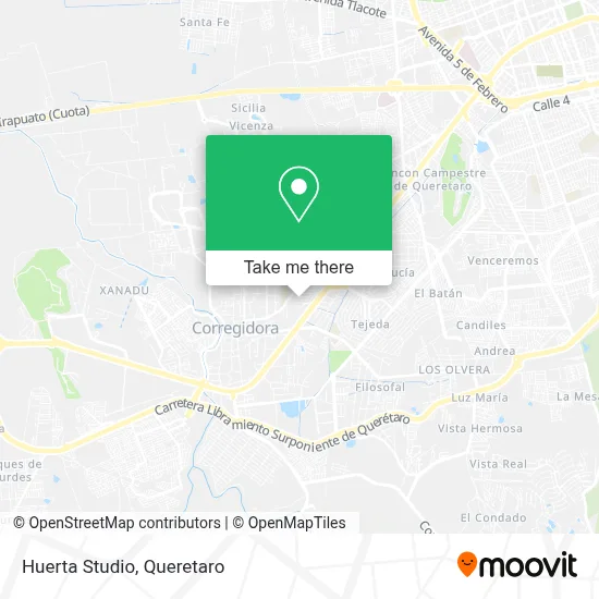 Huerta Studio map