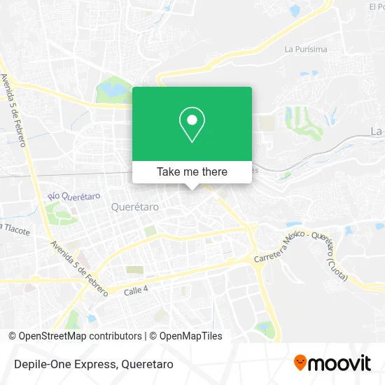 Depile-One Express map