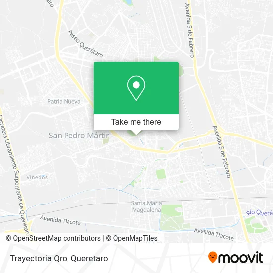 Trayectoria Qro map