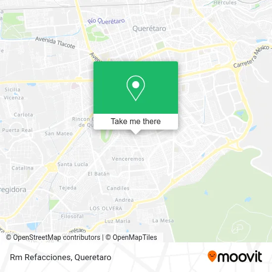 Rm Refacciones map