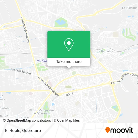 El Roble map