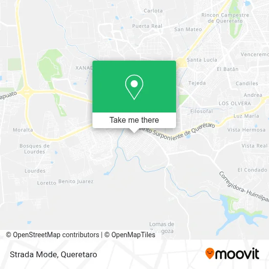 Strada Mode map