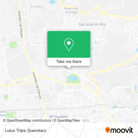 Lulus Trips map