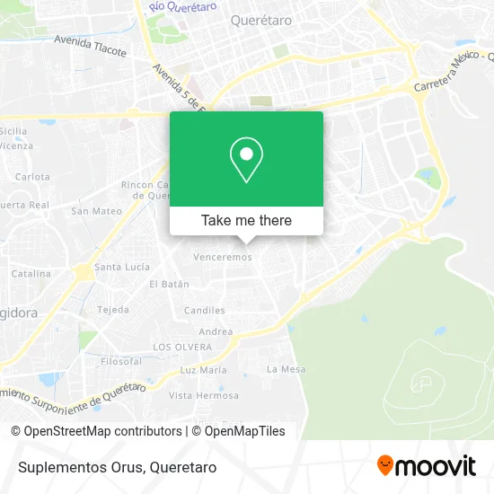 Suplementos Orus map