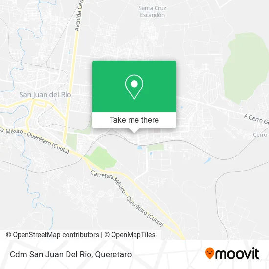 Cdm San Juan Del Rio map