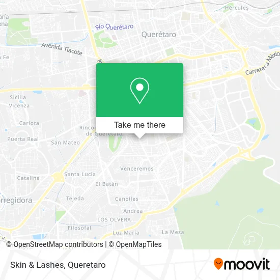 Skin & Lashes map