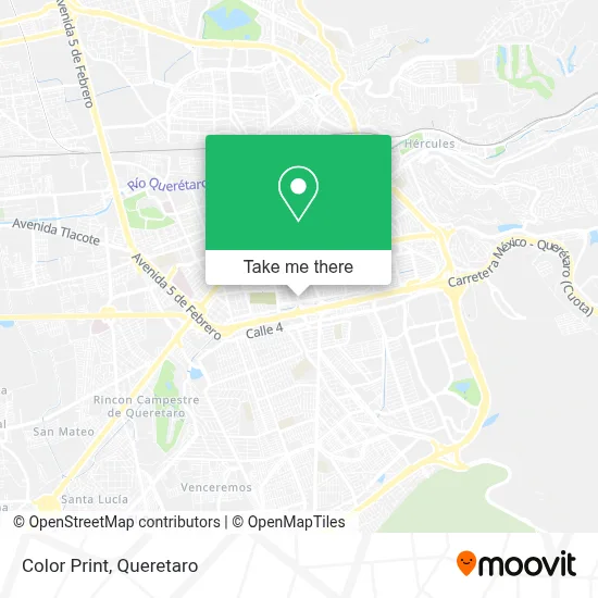 Color Print map