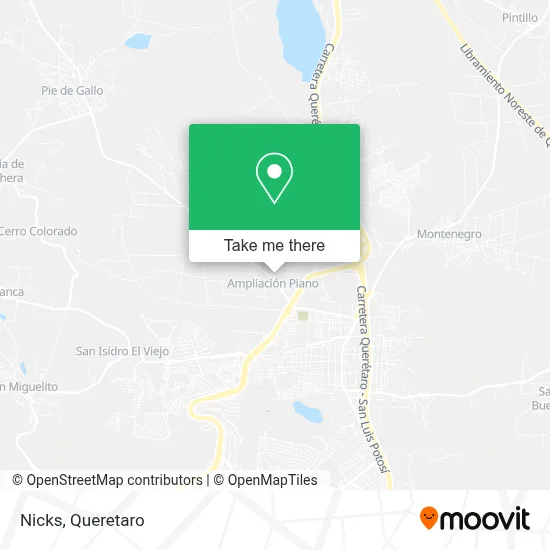 Nicks map