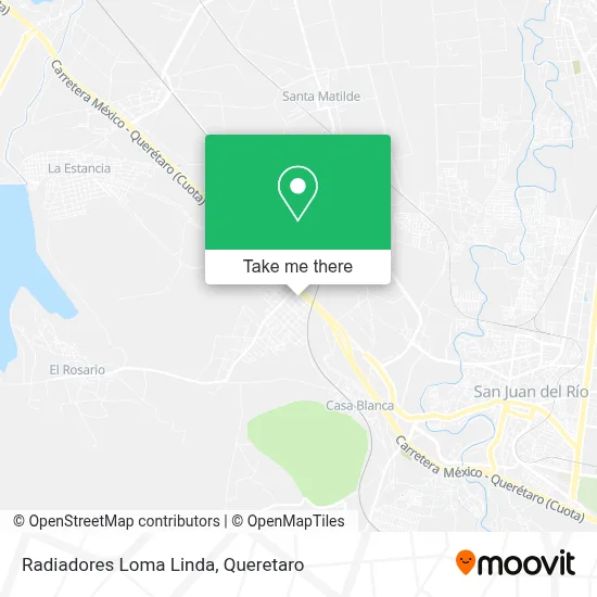 Radiadores Loma Linda map