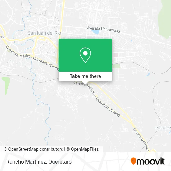 Rancho Martinez map