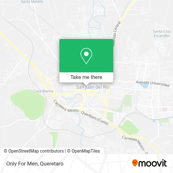 Only For Men map